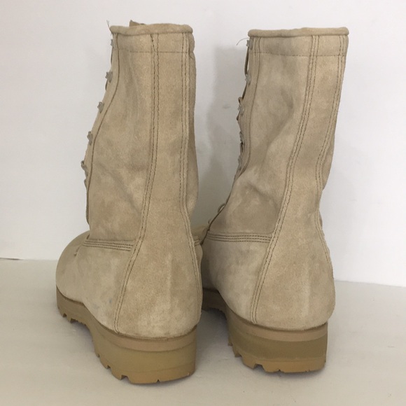 Wellco Vibram Tan Combat Boots Men Size 13R - Picture 4 of 8